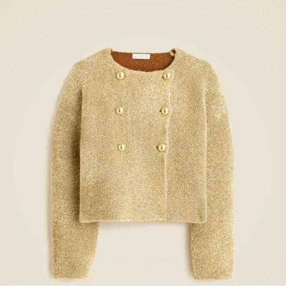 JCrew Collection Double Faced Metallic Jacket - Picture 2 of 5